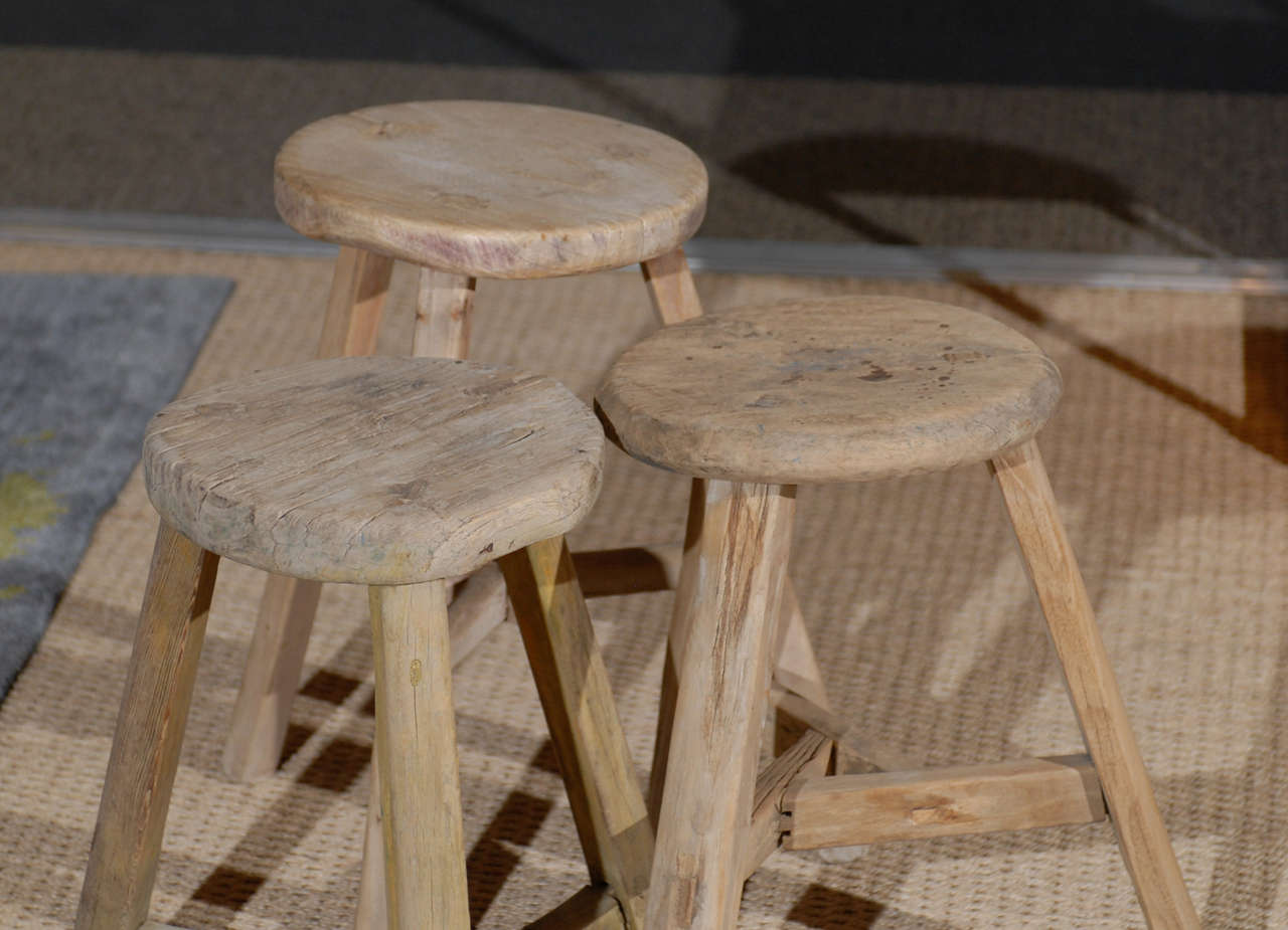 19th Century Milking Stools For Sale