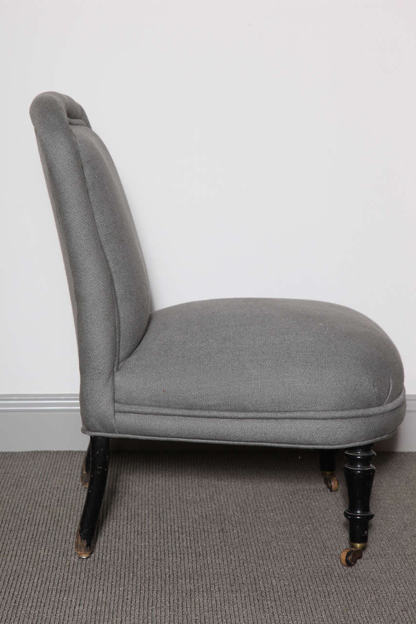 Napoleon III Slipper Chairs For Sale 3