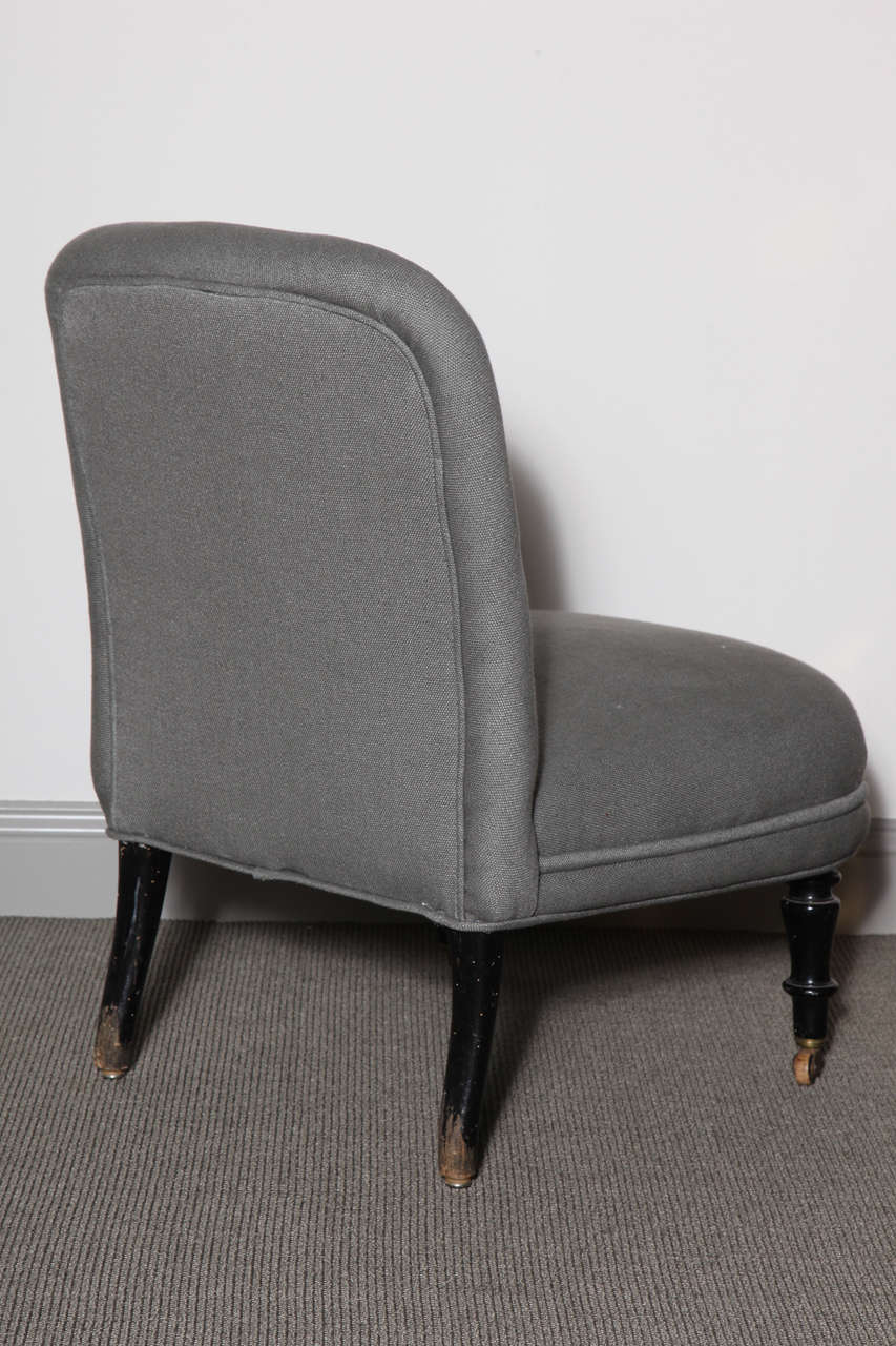 Napoleon III Slipper Chairs For Sale 4