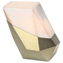 Achille Salvagni, "Menhir", Illuminated Onyx Side Table, Italy, 2013 4