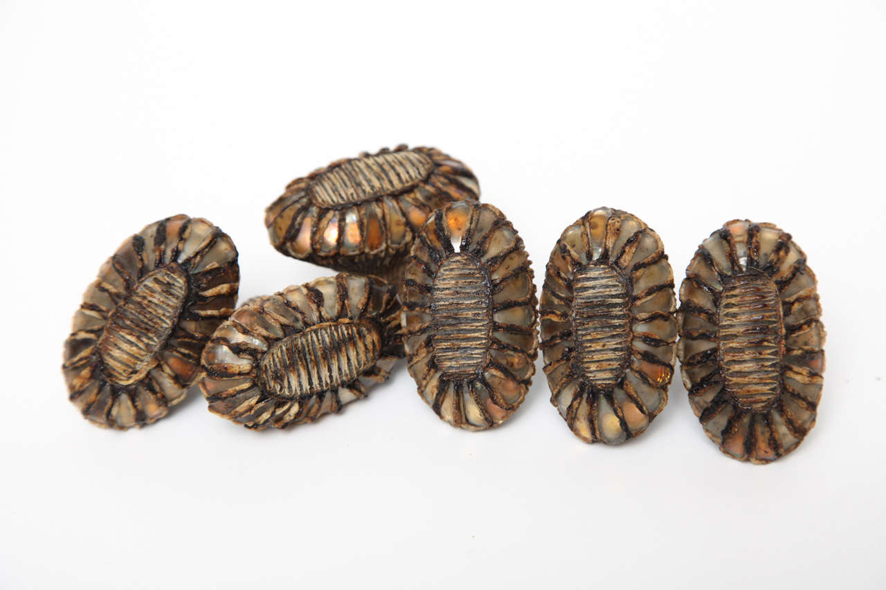 Pair of Glass and Resin Doorknobs by Line Vautrin 2