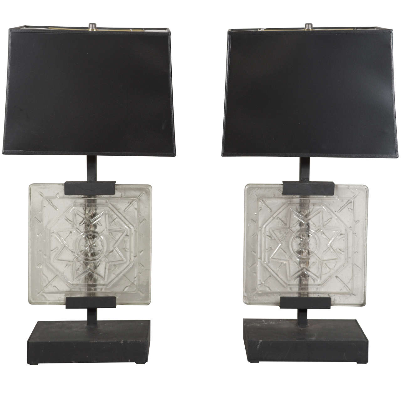 Pair of Lamps For Sale