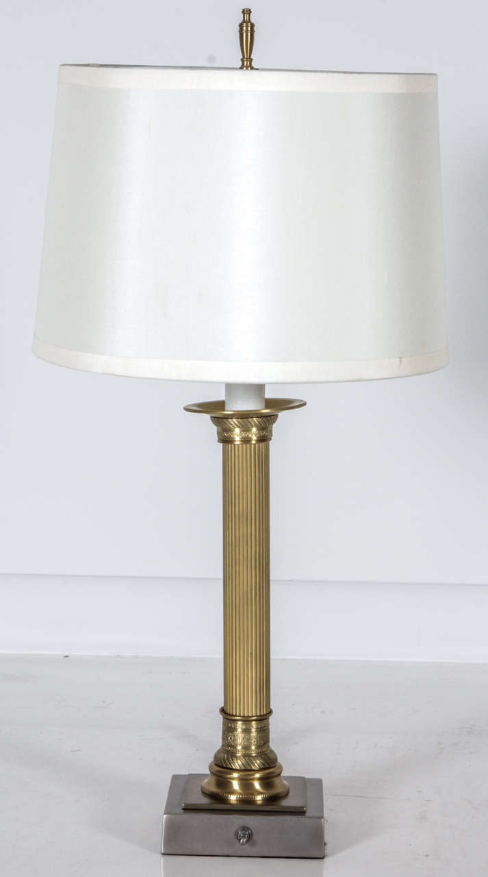 Pair of French 1940's Neoclassical Lamps