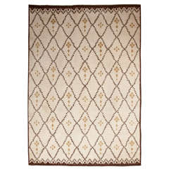 Diamond Lattice Moroccan Carpet