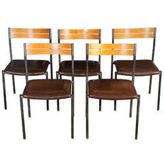Set of Ten Stacking Chairs