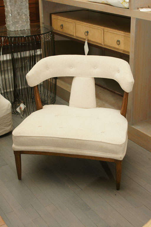 Pair of Curved Back Chairs