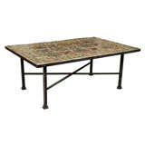 Vintage Palm  Beach Persian Tile Coffee Table