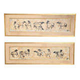 Herd of Horses Oil Paintings (set of two)