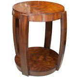 ART  DECO  REPRODUCTION  ROSEWOOD  ROUND  TABLE