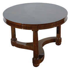 Empire Revival Mahogany Pinwheel Table by Dunbar