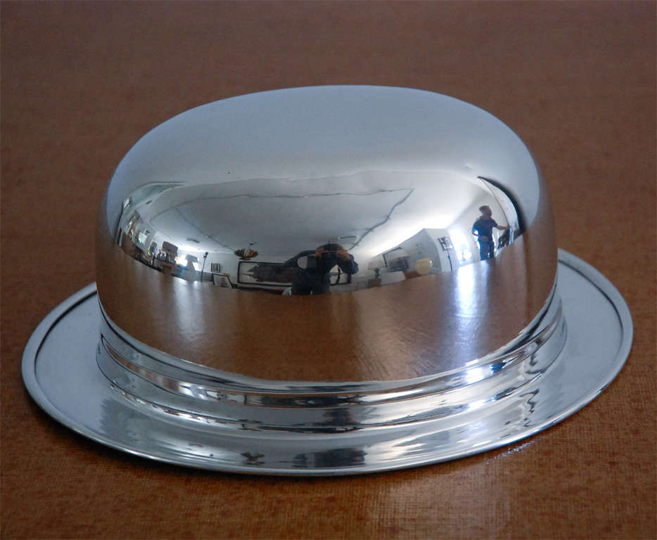 Silver Plated Bowler Hat Ice Bucket at 1stDibs