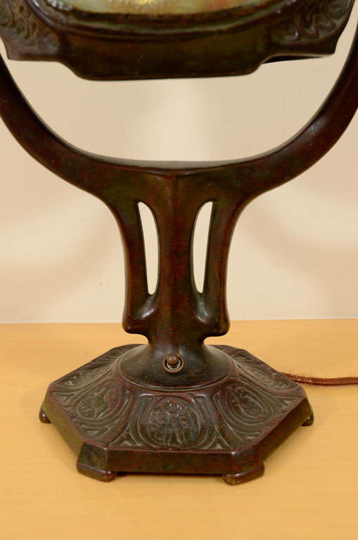 Tiffany Turtleback Zodiac Table Lamp 4