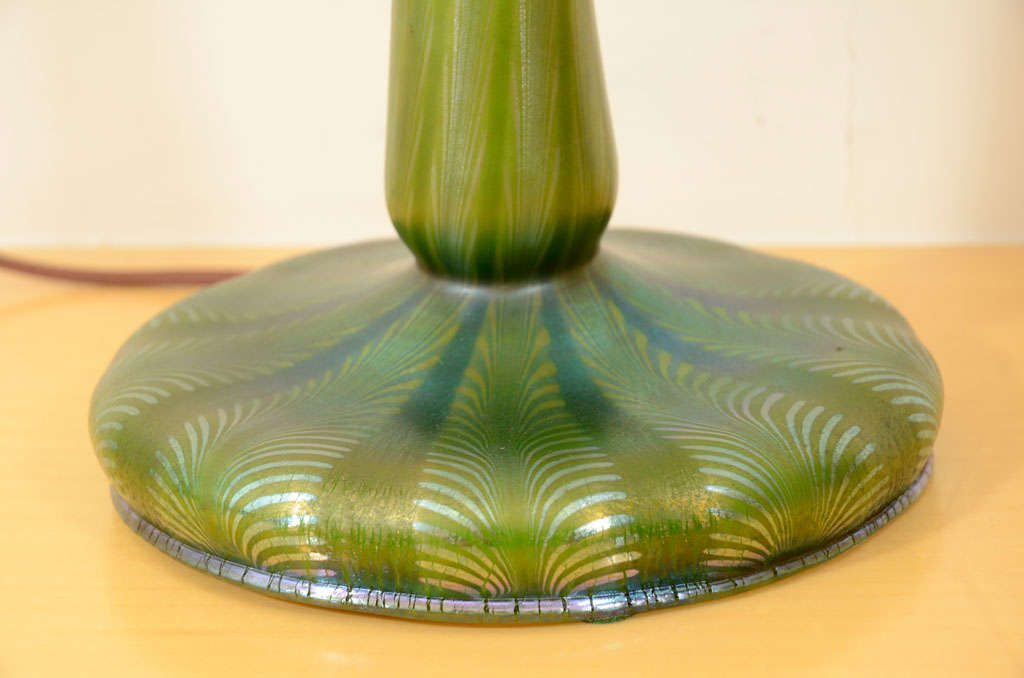 Tiffany Studios Favrile Glass Lamp 1