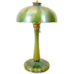 Vintage Tiffany Studios Favrile Glass Lamp