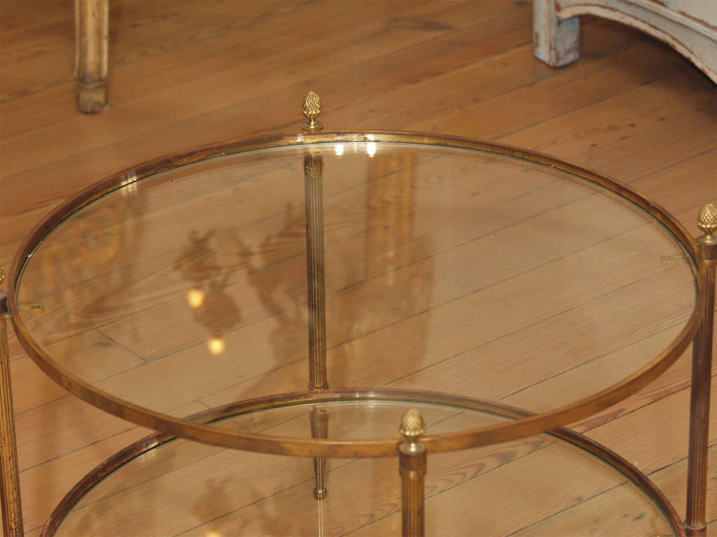 Mid-Century Round Cocktail Table