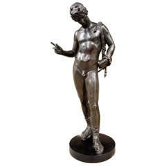 A Bronze Statue of Narcissus