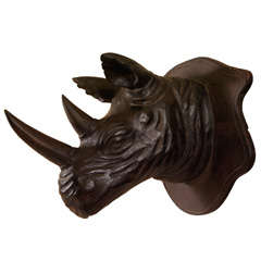 Large Rhinoceros Head