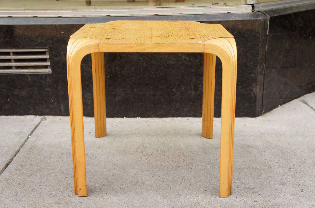 Finnish Pair of Aalto Side Tables
