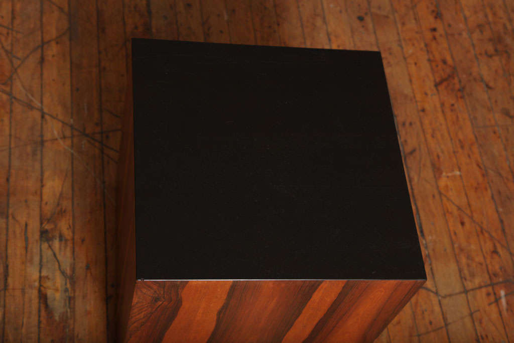 American Rosewood Cube Side Table