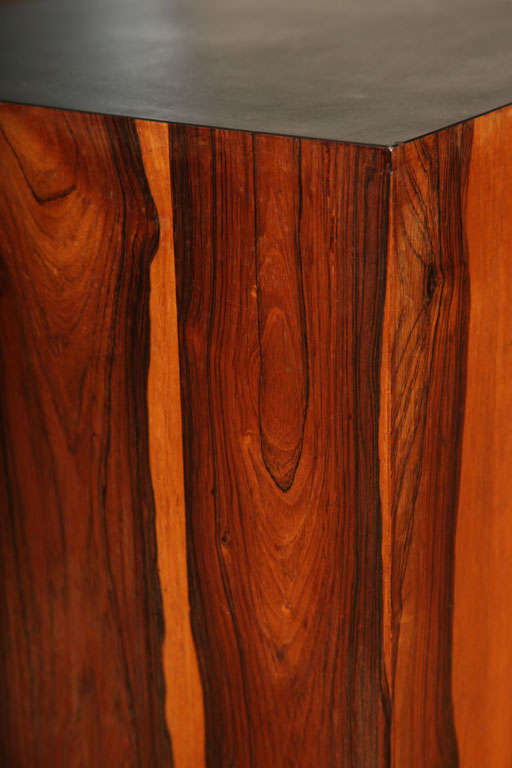 Rosewood Cube Side Table 1