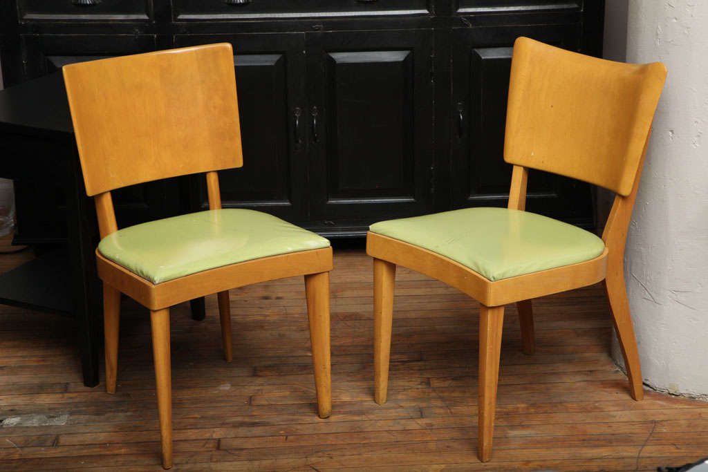 Pair of Haywood Wakefield Potato Chip Chairs