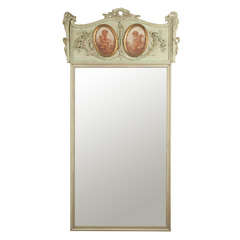 Louis XV style painted trumeau