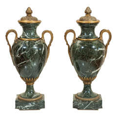 Pair Of Neo-classic Marble Urns