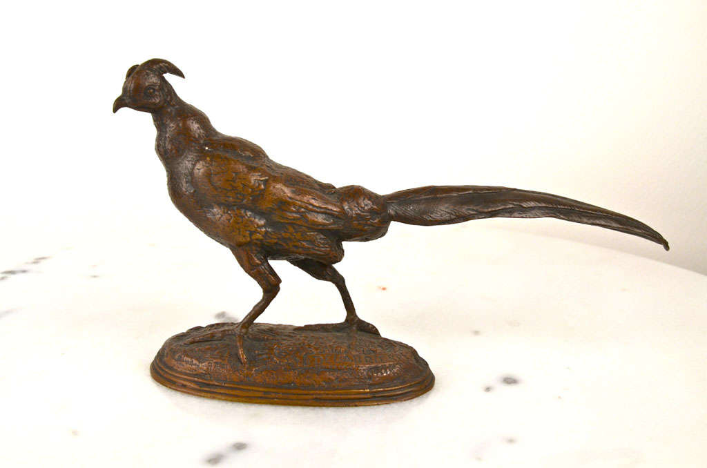 French Pheasant by Delabriere For Sale