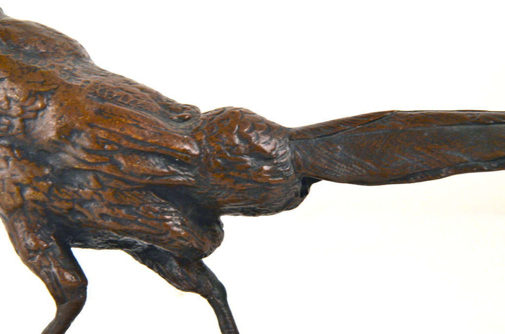 Bronze Pheasant by Delabriere For Sale