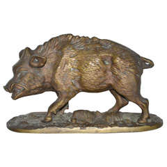 P.J. Mêne Wild Boar Sculpture