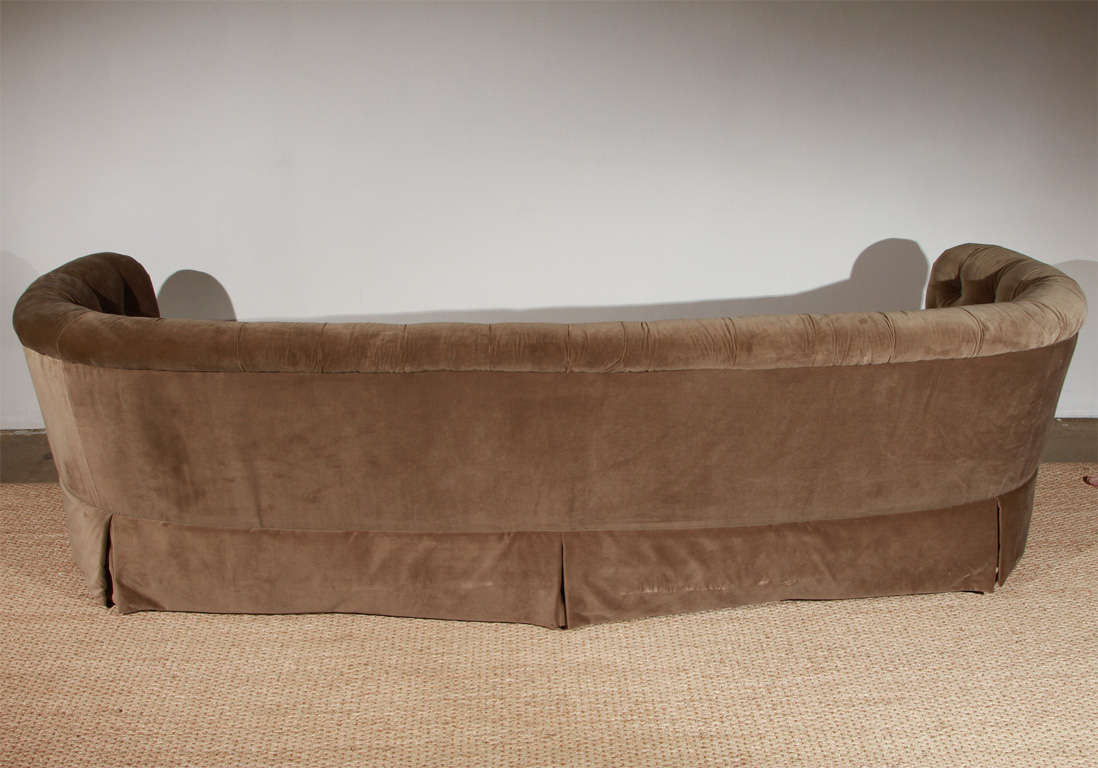 1930s Tufted Velvet Sofa 2