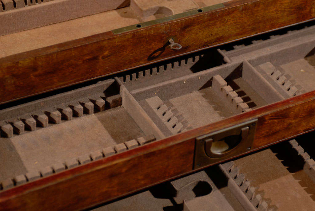 antique flatware chest