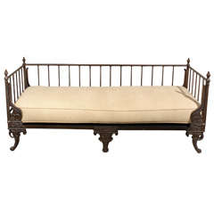 Antique French Iron Daybed