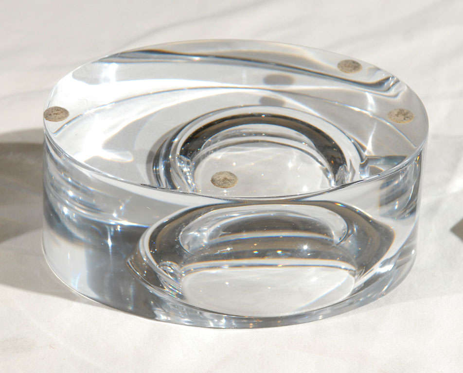 Collection of Vintage Signed Crystal Ashtrays at 1stDibs crystal