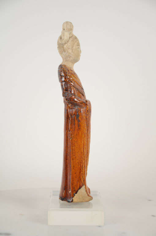 Chinese TANG terracotta : standing lady