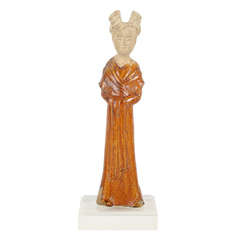 Chinese TANG terracotta : standing lady