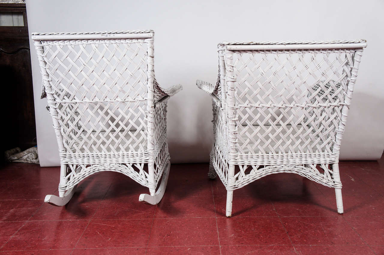 3-Piece Stick Wicker Rattan Table and Chairs 4