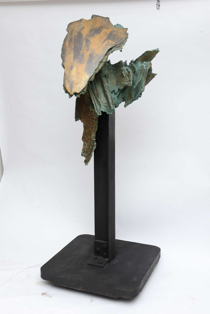 Francesco Somainis' work expressed the tension between control and agitation.
 Work from this artist rarely appears on the market.
The sculpture has both the artists signature and the foundry mark.