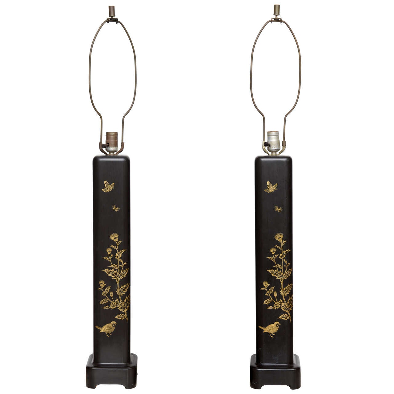 Pair of Vintage Oriental Lamps at 1stDibs