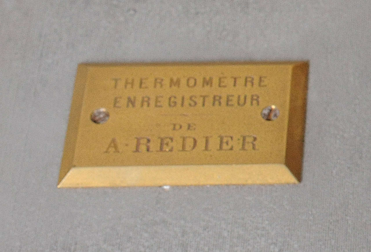 19th Century A highly important and unusual French scientific thermograph. For Sale