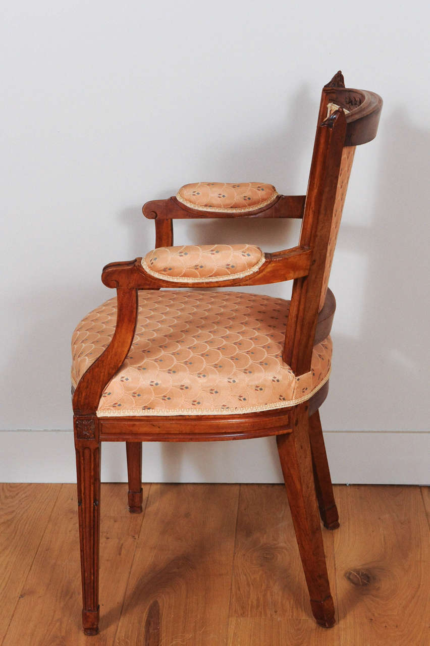 A set of 8 Dutch mahogany dining chairs, circa 1800 For Sale 1