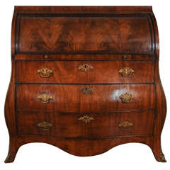 A very nice Dutch mahogany cylinder desk, circa 1770