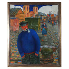 The Fisherman, painting by Jan de Clerck, 1913.