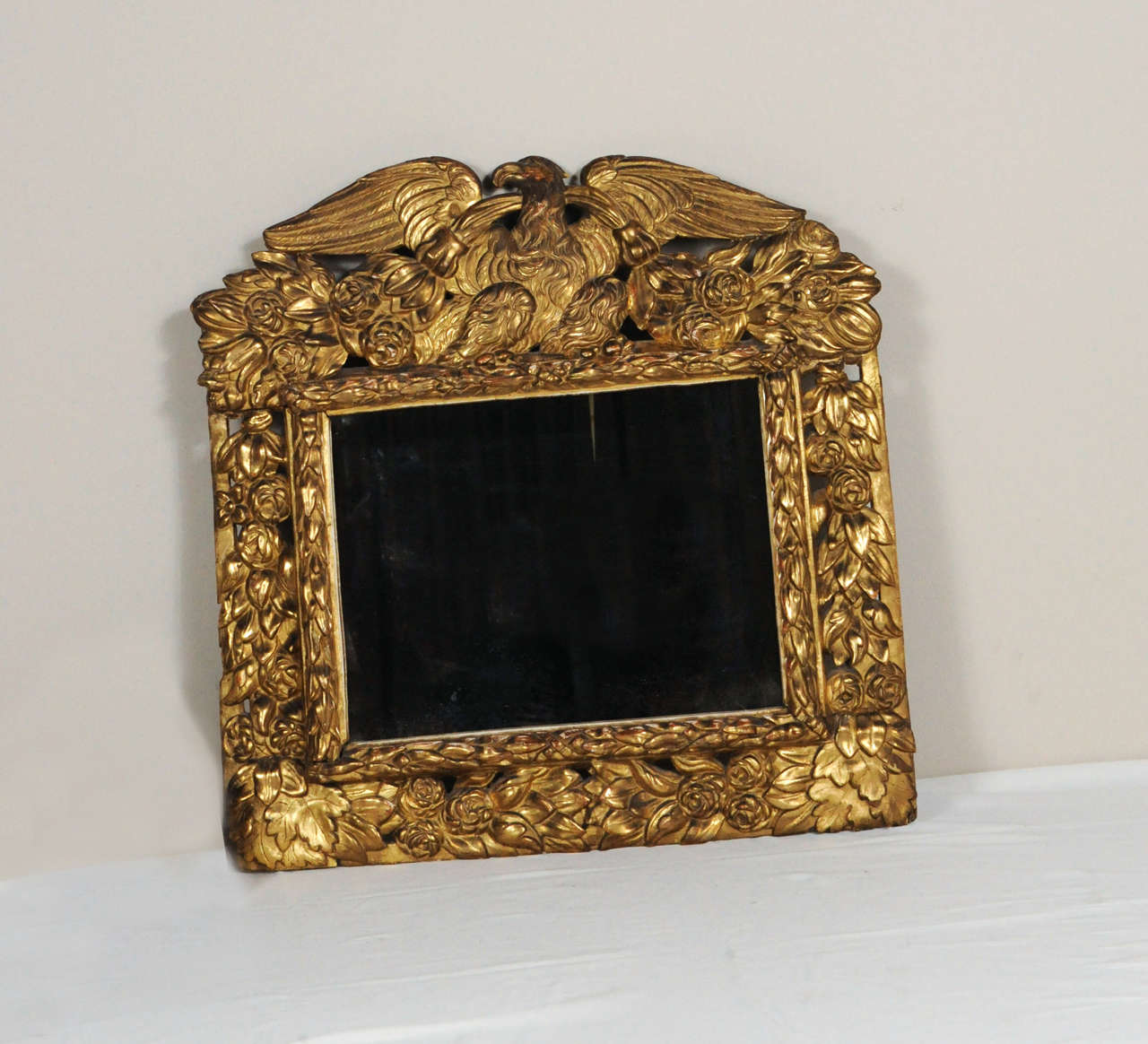 An original gilded English regency mirror, circa 1800