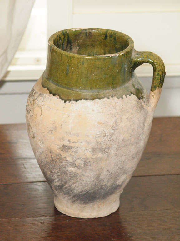 Collection of Five (5) Antique Terracotta Olive Jars at 1stDibs