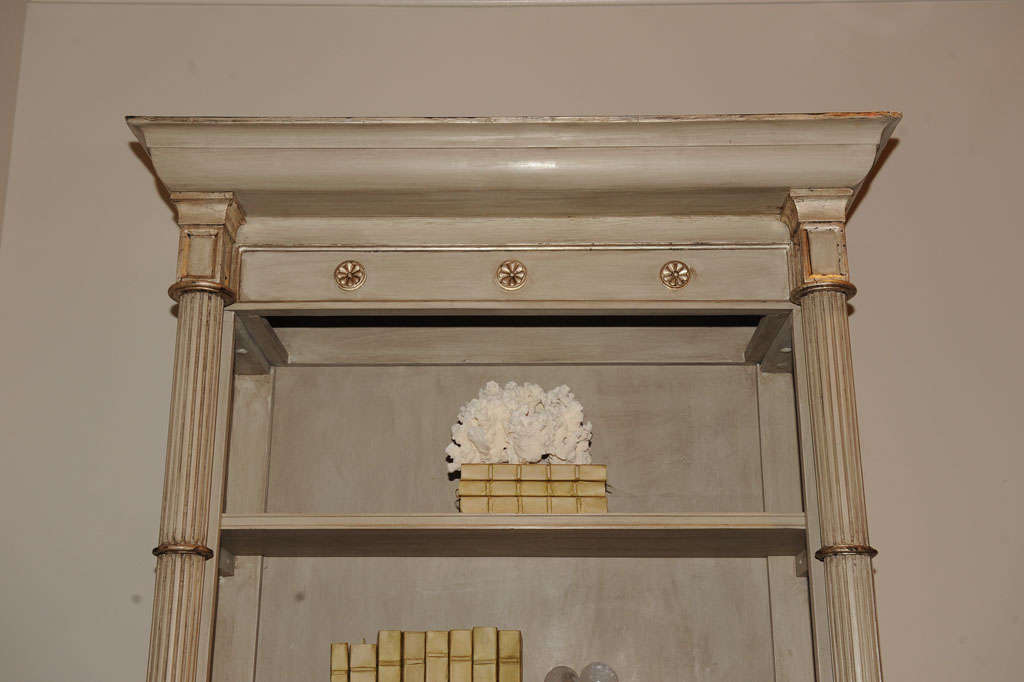 North American Grand Scale Neoclassical Bookcase