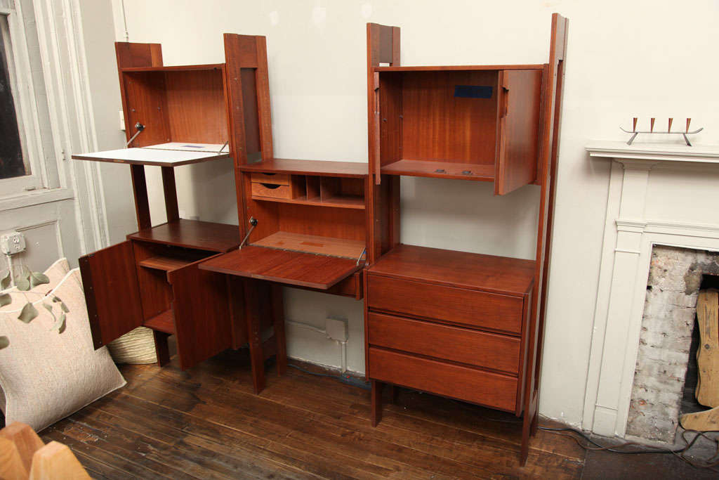 Danish Wooden Wall Hanging Unit 2