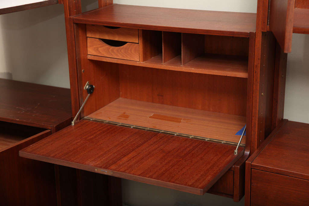 Danish Wooden Wall Hanging Unit 3