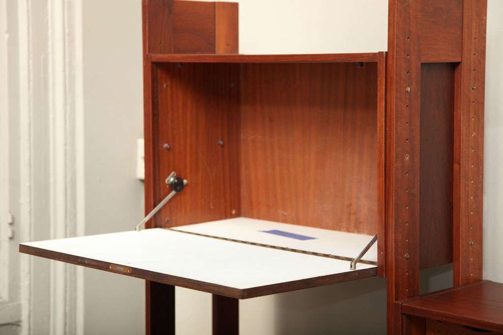 Danish Wooden Wall Hanging Unit 4