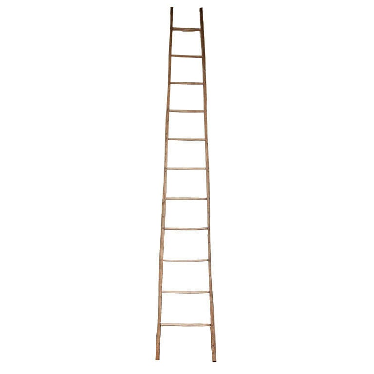 Rustic Antique Wooden Ladders For Sale on 1stDibs